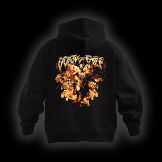 Bluza Z Kapturem BORN OF EXILE BLACK HOODIE