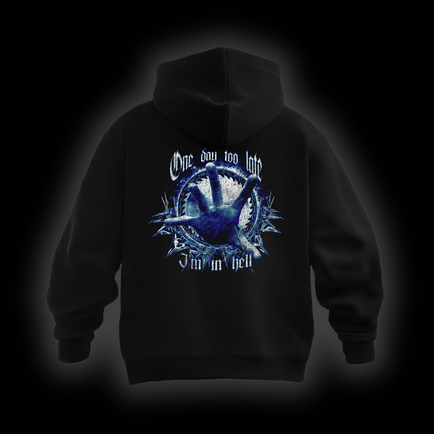 Bluza Z Kapturem ONE DAY BLACK HOODIE