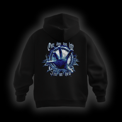 Bluza Z Kapturem ONE DAY BLACK HOODIE