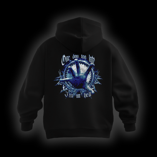 Bluza Z Kapturem ONE DAY BLACK HOODIE